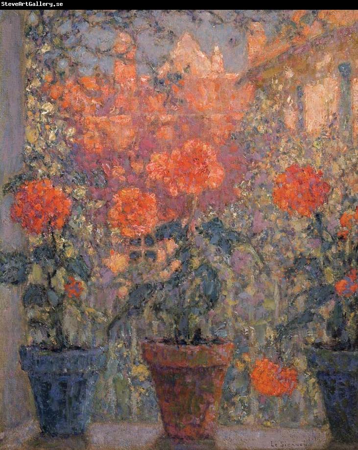 Le Sidaner Henri Les trois pots de fleurs